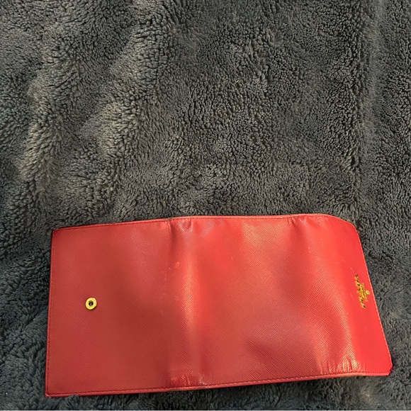 PRADA Saffiano Metal Leather Pink Wallet - Picture 13 of 15